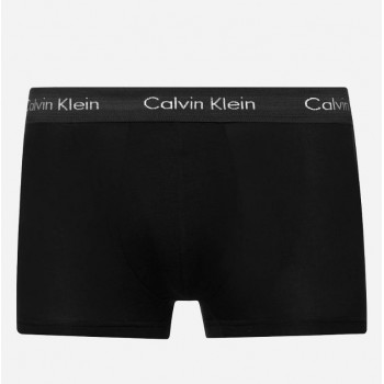 Calvin Klein ανδρικά βαμβακερά boxer 3pack σε μαύρο χρώμα με διαφορετικό χρώμα στο λάστιχο 0000U2664G-CA9