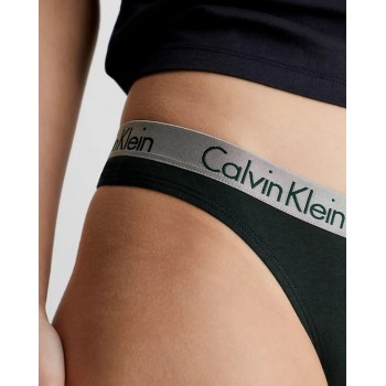 Calvin Klein γυναικείο 3pack thong βαμβακερά, κανονική γραμμή 90%cotton 10%elastane 000QD3560E-BOZ