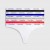 Calvin Klein γυναiκείο 5pack thong βαμβακερά σε διάφορα χρώματα με λάστιχο 000QD3585E-HX2