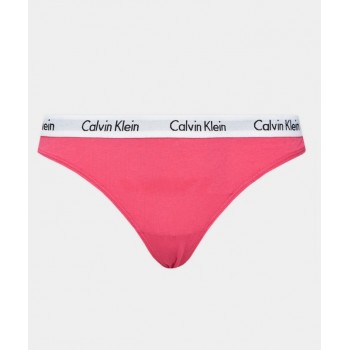 Calvin Klein γυναiκείο 3pack thong βαμβακερά,κανονική γραμμή 90%cotton 10%elastane  000QD5145E-MMV