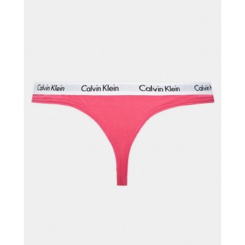 Calvin Klein γυναiκείο 3pack thong βαμβακερά,κανονική γραμμή 90%cotton 10%elastane  000QD5145E-MMV