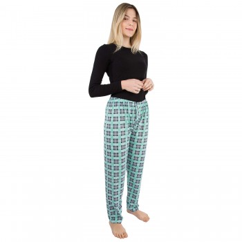 Calzedoro γυναικείο παντελόνι πυτζάμας βαμβακερό, στενή γραμμή 100% βαμβάκι 070-PANTS