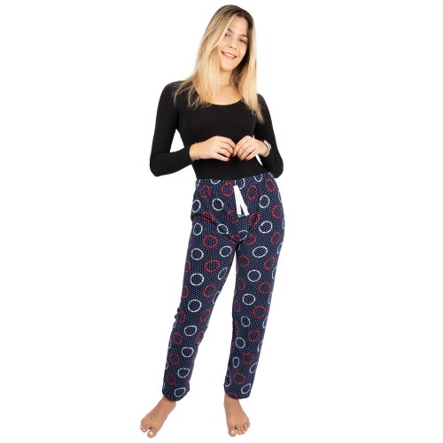 Calzedoro γυναικείο παντελόνι πυτζάμας φλις,κανονική γραμμή,100% polyester 100-PANTS