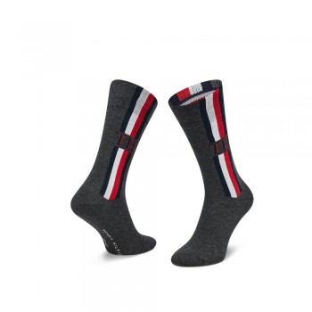 Tommy Hilfiger ανδρική βαμβακερή κάλτσα με σχέδιο 2pack 100001492-003