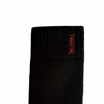 PRO ανδρική thermal κάλτσα ψηλή σε μαύρο χρώμα 19601-BLACK