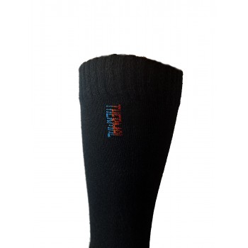 Pro thermal ανδρική κάλτσα,φαρμακευτική με πολύ μαλακό λάστιχο 19608-BLACK
