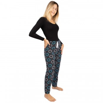 Calzedoro γυναικείο παντελόνι πυτζάμας φλις,κανονική γραμμή,100% polyester 200-PANTS