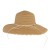 Calzedoro καπέλο ψάθινο σε καφέ χρώμα με χάντρες 2005-HAT