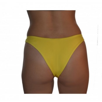 Bluepoint γυναικείο μαγιό bottom brazil χωρίς ραφές κίτρινο,κανονική γραμμή,100%polyester 2006584-08