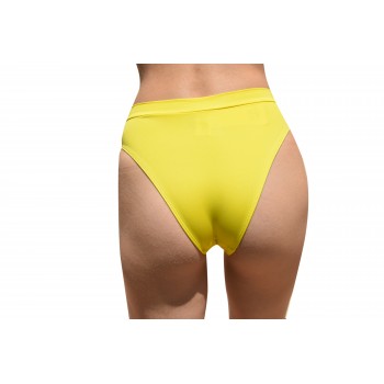 Bluepoint γυναικείο μαγιό bottom ψηλόμεσο σε κίτρινο χρώμα,κανονική γραμμή,100%polyester 2106589-08