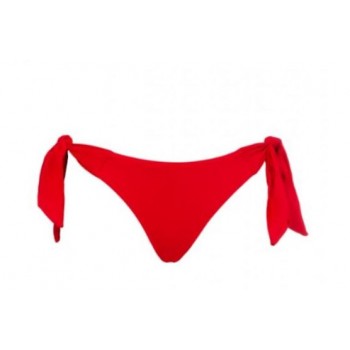 Bluepoint γυναικείο μαγιό bottom με δέσιμο brazil/string κόκκινο,κανονική γραμμή,100%polyester22065087-07