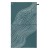 Beauty Home unisex πετσέτα θαλάσσης σε πετρόλ χρώμα με σχέδιο και διχτάκι αποθήκευσης. Διαστάσεις: 90x160 2295-ΠΕΤΡΟΛ
