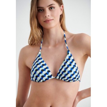 Blu4u γυναικείο μαγιό top B cup με σχέδια σε μπλε αποχρώσεις,κανονική γραμμή,100%polyester 23366053-04 Blu4u γυναικείο μαγιό top B cup με σχέδια σε μπλε αποχρώσεις,κανονική γραμμή,100%polyester 23366053-04