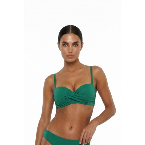 Bluepoint γυναικείο μαγιό (επάνω μέρος) strapless D cup! Με μπανέλα, ρυθμιζόμενη και αποσπώμενη τιράντα. Κούμπωμα στο πίσω μέρος 26066093D-26