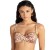 Blu4u γυναικείο μαγιό (επάνω μέρος) D cup strapless. Σε καφέ χρώμα με λεοπάρ σχέδιο, αποσπώμενη τιράντα και κούμπωμα στο πίσω μέρος 26366361D-19