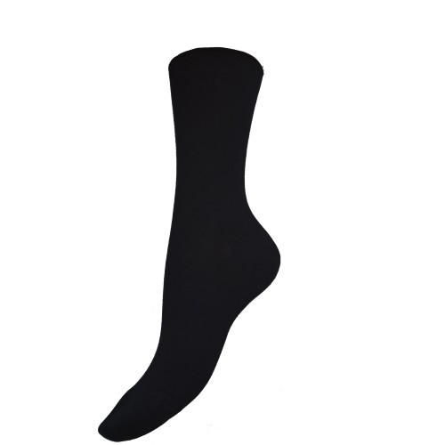 Pro γυναικεία κάλτσα modal ψηλή σε μαύρο χρώμα 28600-BLACK