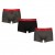 Hugo ανδρικά 3pack boxers βαμβακερά σε μαύρο και χακί χρώμα με κόκκινο λάστιχο 50480170-023