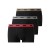 Hugo ανδρικά βαμβακερά 3pack boxers σε μαύρο χρώμα με διαφορετικό χρώμα στο λάστιχο 50492375-973