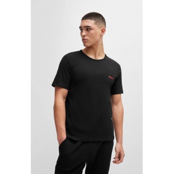 Hugo ανδρικά βαμβακερά 3pack t-shirts μαύρα 50493972-001 Hugo ανδρικά βαμβακερά 3pack t-shirts μαύρα 50493972-001