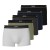 Boss ανδρικά boxers 5pack σε πέντε διαφορετικά χρώματα με μαύρο λάστιχο, κανονική γραμμή 95%cotton 5%elastane 50531660-981