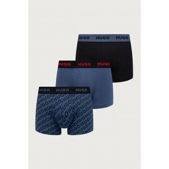 Hugo ανδρικά βαμβακερά 3pack boxers,κανονική γραμμή,95%cotton 5%elastane 50532550-466