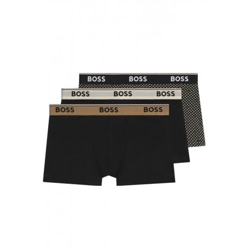 Boss ανδρικά boxers 3pack σε τρία διαφορετικά σχέδια, κανονική γραμμή 95%cotton 5%elastane 50554443-262 Boss ανδρικά boxers 3pack σε τρία διαφορετικά σχέδια, κανονική γραμμή 95%cotton 5%elastane 50554443-262