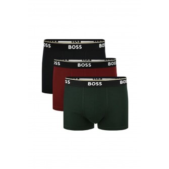 Boss ανδρικά boxers 3pack σε τρία διαφορετικά χρώματα, κανονική γραμμή 95%cotton 5%elastane 50554693-964