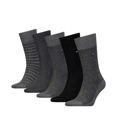 Tommy Hilfiger ανδρικές βαμβακερές κάλτσες 5pack (συσκευασία δώρου) 701224442-003