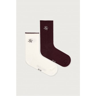 Tommy Hilfiger γυναικείες βαμβακερες κάλτσες 2pack σε δύο διαφορετικά χρώματα. Το ένα ζευγάρι με lurex ύφασμα 701242180-001