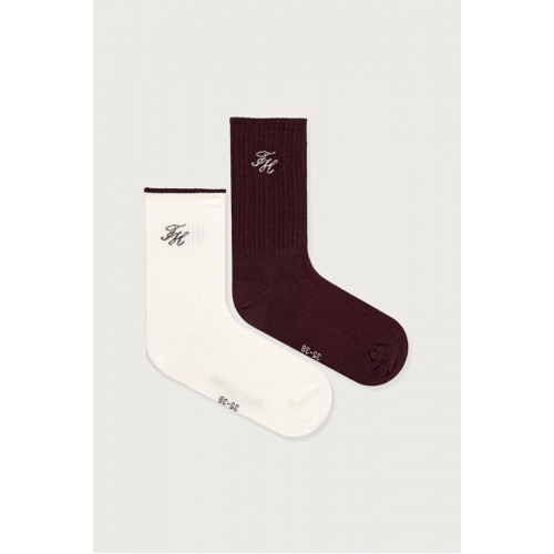Tommy Hilfiger γυναικείες βαμβακερες κάλτσες 2pack σε δύο διαφορετικά χρώματα. Το ένα ζευγάρι με lurex ύφασμα 701242180-001