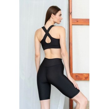 Lismina γυναικείο κολάν ψηλόμεσο biker push up μαύρο 943-BLACK Lismina γυναικείο κολάν ψηλόμεσο biker push up μαύρο 943-BLACK