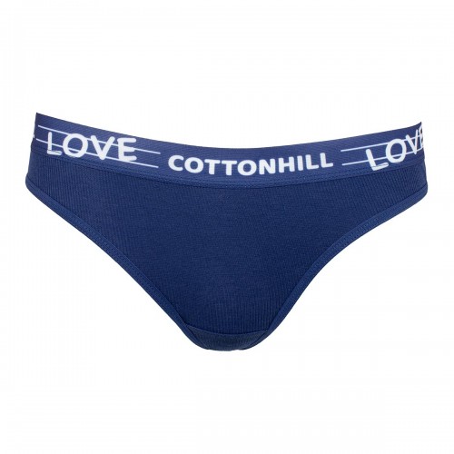 Cottonhill γυναικείο σλιπ string σε μπλε χρώμα CH6009
