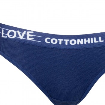 Cottonhill γυναικείο σλιπ string σε μπλε χρώμα CH6009