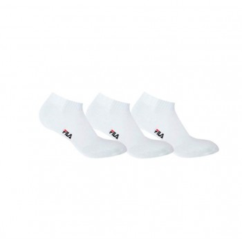 Fila unisex κάλτσες κοντές 3 τεμαχίων πετσετέ (3PACK) F1548V-WHITE