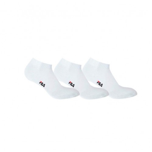 Fila unisex κάλτσες κοντές 3 τεμαχίων πετσετέ (3PACK) F1548V-WHITE
