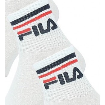 Fila unisex αθλητικές ημίκοντες κάλτσες 3 τεμαχίων (3pack) F9398-WHITE