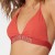 Calvin Klein γυναικείο μαγιό (επάνω μέρος) τριγωνάκι, με δέσιμο στον λαιμό σε κοραλί χρώμα, 100%polyester LV00Q61222-XKP