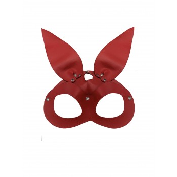 Calzedoro sexy δερμάτινη μάσκα με αυτάκια λαγουδάκι σε κόκκινο χρώμα MASK-RED
