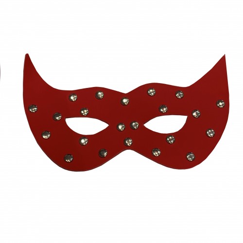 Calzedoro sexy δερμάτινη μάσκα με τρουξ σε κόκκινο χρώμα MASKA-RED