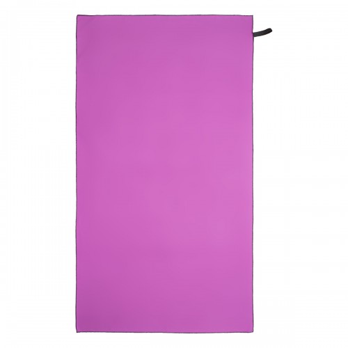 Beauty Home πετσέτα θαλάσσης σε μωβ χρώμα μονόχρωμη με θήκη. Διαστάσεις: 90x160 N10-Purple