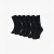 DKNY ανδρική κάλτσα bamboo σε μαύρο χρώμα με γράμματα S5_6200_DKY-BLACK