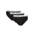 Calvin Klein ανδρικά slip βαμβακερά 3pack,άνετη γραμμή, 95%cotton 5%elastane (μαύρο) U2661G-001