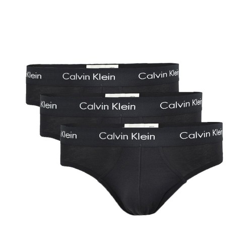 Calvin Klein ανδρικά 3pack slips σε μαύρο χρώμα U2661G-XWB