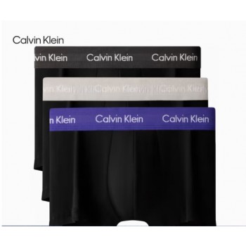 Calvin Klein ανδρικά βαμβακερά 3pack boxers με χρώμα στο λάστιχο U2664G-H4X