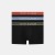 Tommy Hilfiger ανδρικά βαμβακερά boxers 3pack σε μαύρο χρώμα με διαφορετικό χρώμα στο λάστιχο άνετη γραμμή,95%cotton 5%elastane UM0UM03881-0UC
