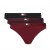 Tommy Hilfiger γυναiκείο 3pack thong βαμβακερά σε τρία διαφορετικά χρώματα,άνετη γραμμή 95%cotton 5%elastane UW0UW06139-0W6