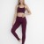 Wooster γυναικείο κολαν ψηλόμεσο με σούρα push up, seamless, σε μπορντώ χρωμα WS-11800-BORDEAUX