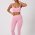 Wooster γυναικείο κολαν ψηλόμεσο με σούρα push up, seamless, σε ροζ χρωμα WS-11950-PINK